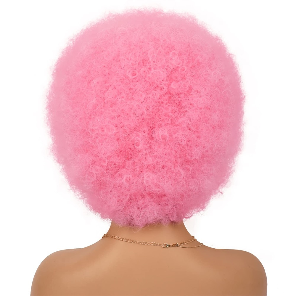 parrucca anni '70 parrucche afro per donne nere parrucche afro soffici rimbalzanti e morbide parrucche piene dall'aspetto naturale per feste quotidiane costume cosplay parrucche di carnevale del 2025 a $19.99 –P11