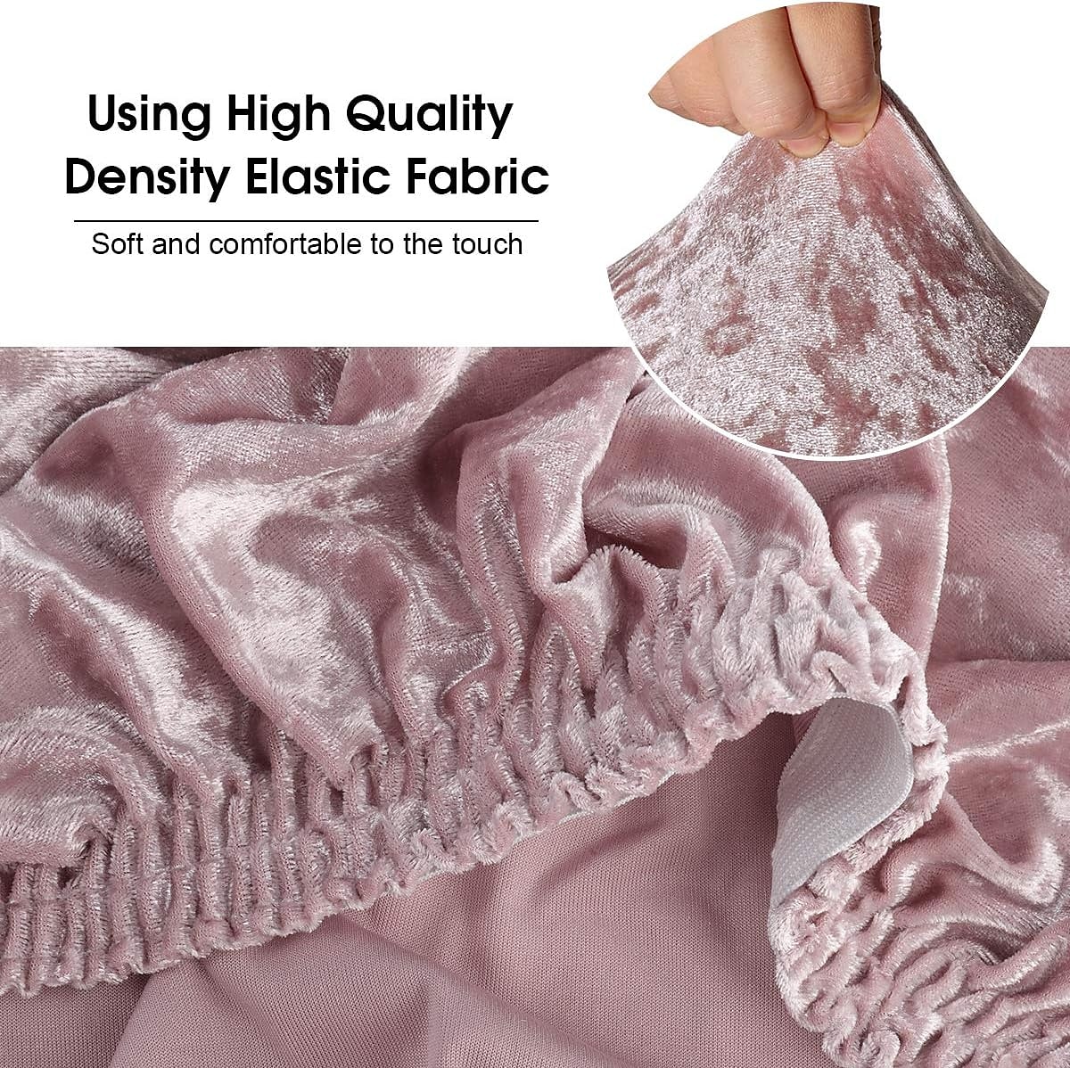 6 ks strečových potahů na jídelní židle, vínová xl/oversized spandex vysoký opěrák velký sametový potah na židle potah na svatební jídelnu kuchyň hotelový stůl banket 2025 - $101.99 –P11
