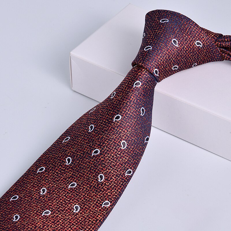 Homme Cravate Cravates Classique Imprimer Imprime Mariage Fête d'anniversaire de 2025 ? $8.99 –P4