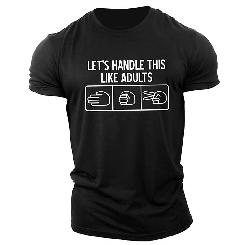 Homens Letra Estampas Abstratas Camiseta Camisetas gráficas 100% Algodão Manga Curta Gráfico Camisa Preto Rosa Verde Tropa Camiseta confortável Ao ar livre Rua Roupas de estilistas de 2025 por $15.99 –P5