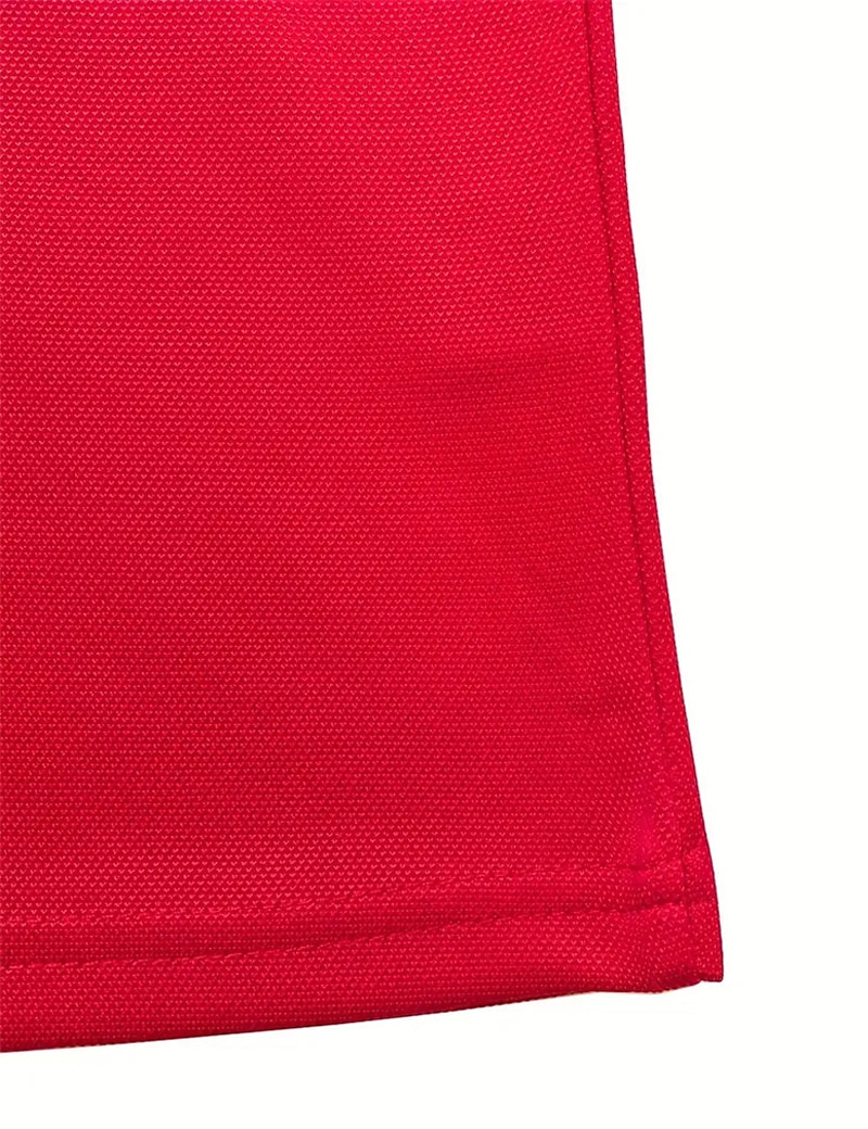 Férfi Button Up Polos POLO trikó Hétköznapi Sport Hajtóka Hosszú ujj Divat Alap Sima Kollázs Gomb Nyár Normál Fekete Piros Sötétkék Button Up Polos 2025 - $21.99 –P9