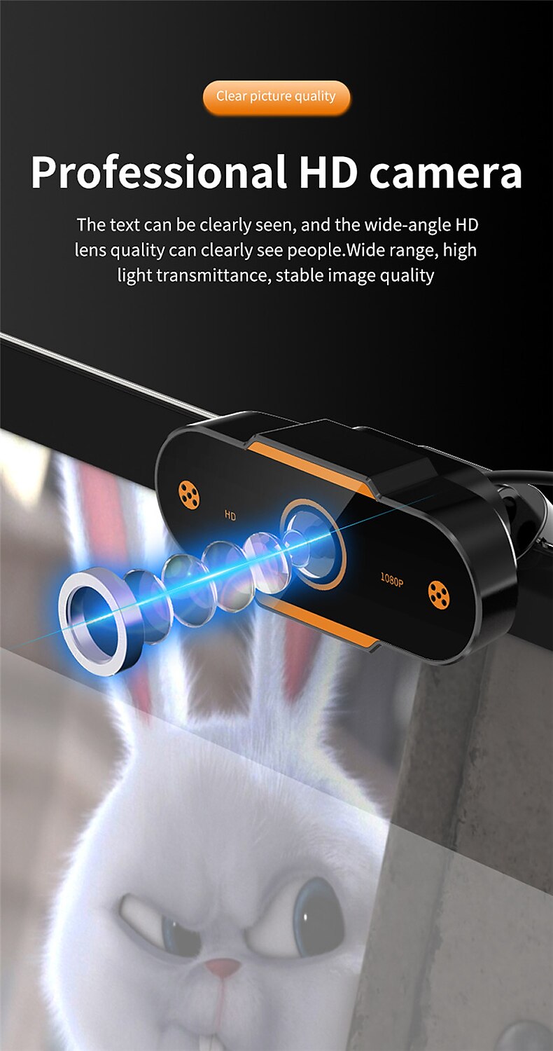 Full 1080P Autofocus HD Webcam Web USB Camera Microphone for PC Desktop Laptop 2025 - $17.99 –P4