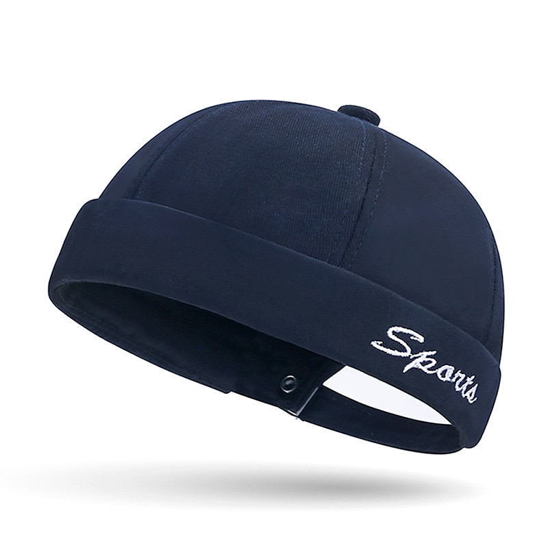 Unisex Mössa Docker Cap Brättelösa hattar Svart Rubinrött Polyester Mode Ledigt Minimalism Utomhus Semester Slät Justerbara Mode 2025 - $11.49 –P6