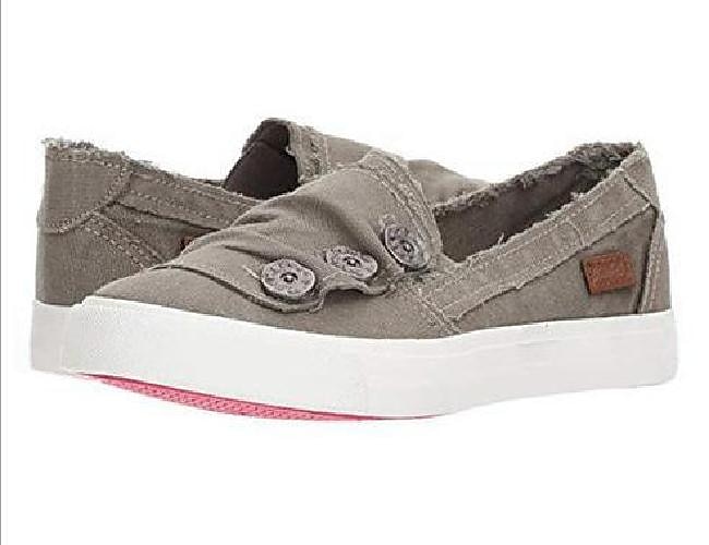 casual slip-on πάνινα αθλητικά παπούτσια για γυναίκες με διακοσμητικές λεπτομέρειες με κουμπιά – άνετα καθημερινά παπούτσια για την άνοιξη, το καλοκαίρι και τις χαλαρές εξόδους 2025 - $29.99 –P1