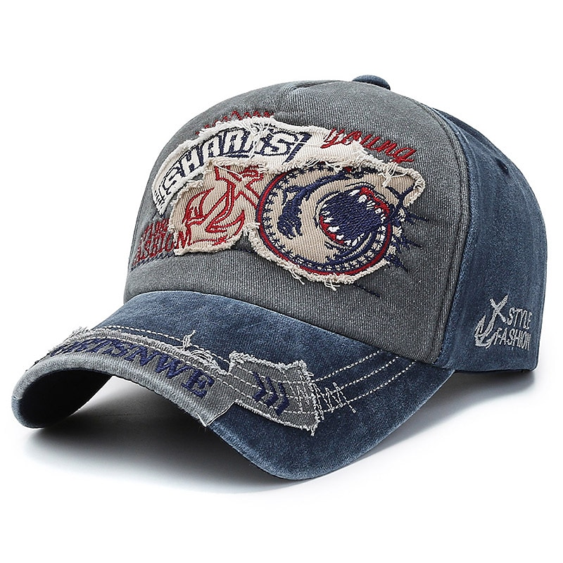 Unisex Șapcă de baseball Negru Roșu-aprins 100% bumbac Spălat Călătorie Stiluri de Plajă În aer liber Vacanță Bloc Culoare Ajustabile Modă Protecție Ochi 2025 - $12.49 –P8