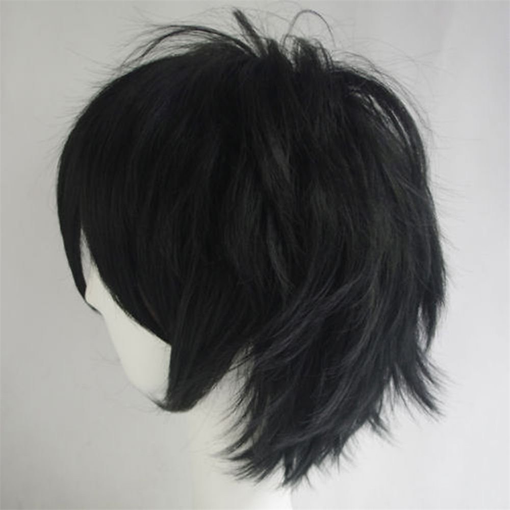 Short Cosplay Hair Wig Women Men Male Fluffy Straight Cartoon Anime Con Party Costume Pixie Wigs Black Halloween Wigs 2025 - $13.99 –P3