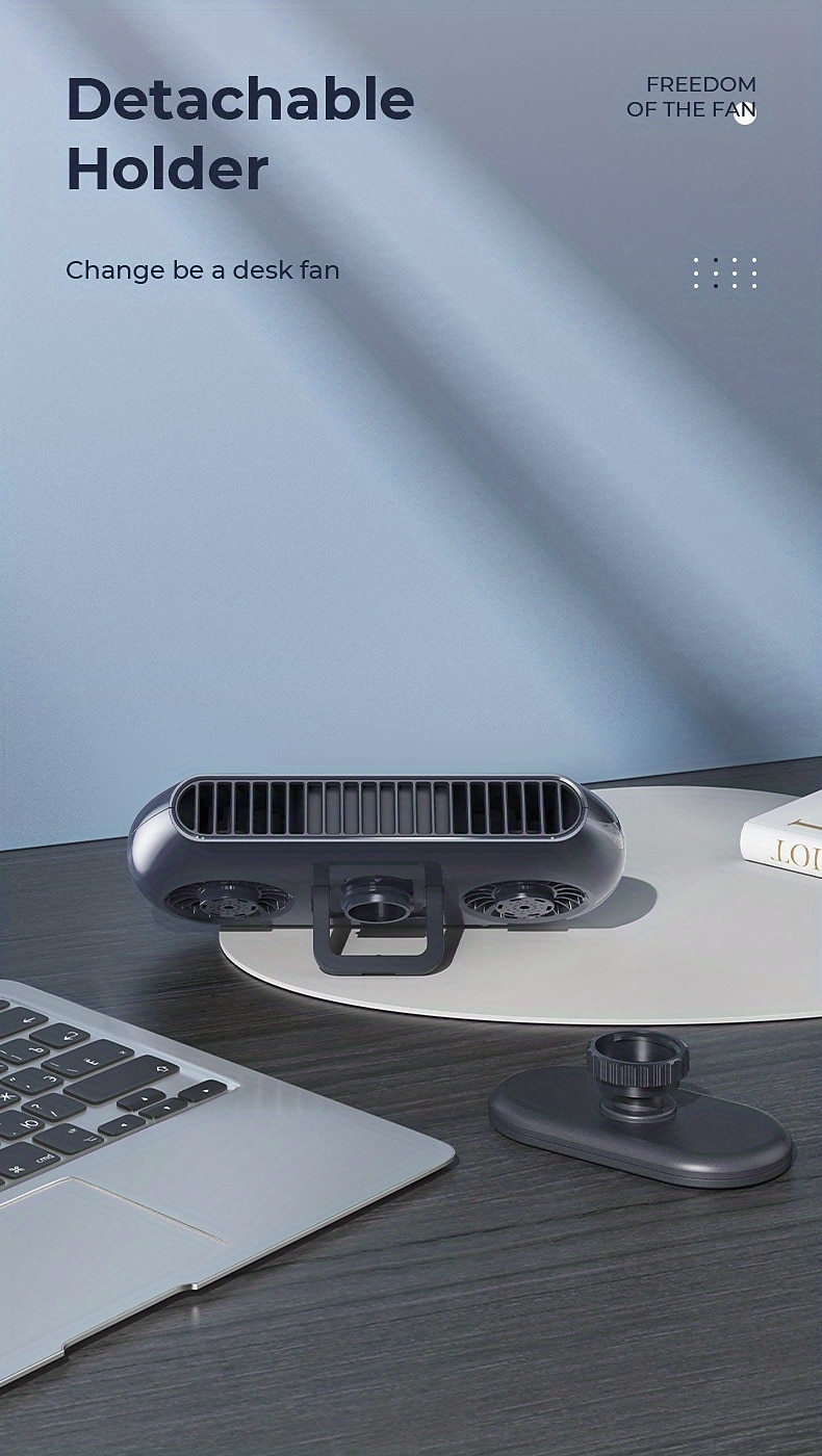 Car Cooling Fan 360° Adjustable Dual Core Design Cooling Air Portable Fan USB Fan 2025 - $42.99 –P7