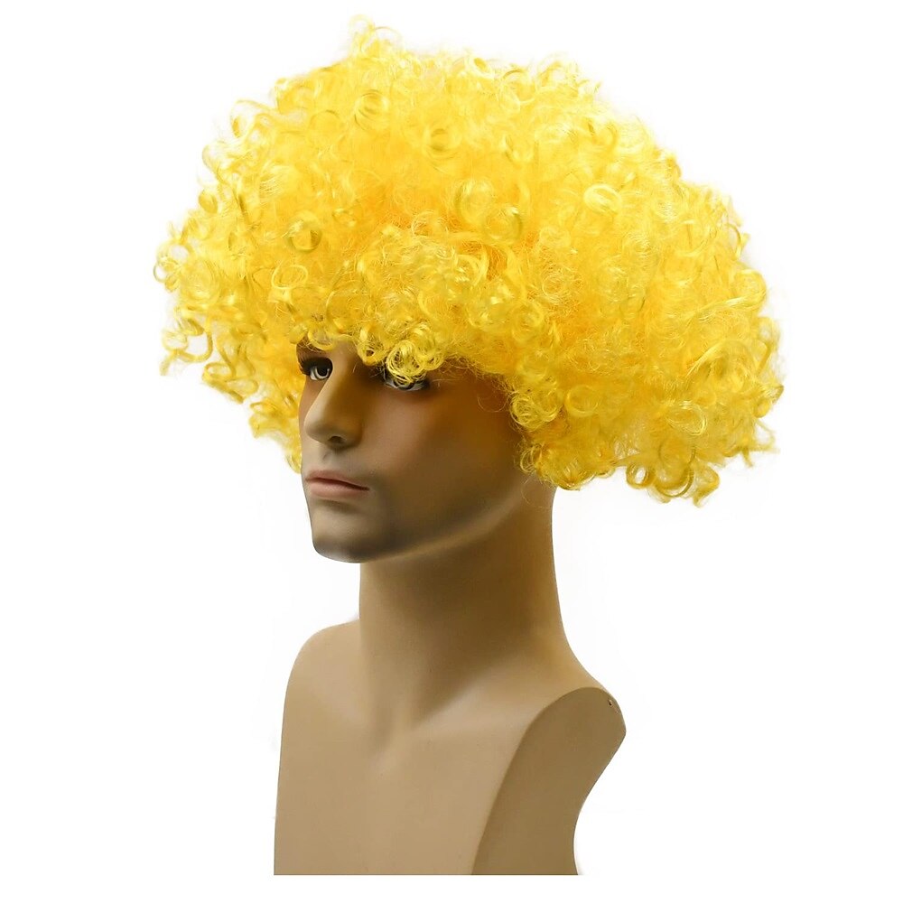 perruques afro courtes et moelleuses - femmes hommes crépus bouclés disco hippie perruque pour costume cosplay carnaval fête de Noël de 2025 ? $18.99 –P6