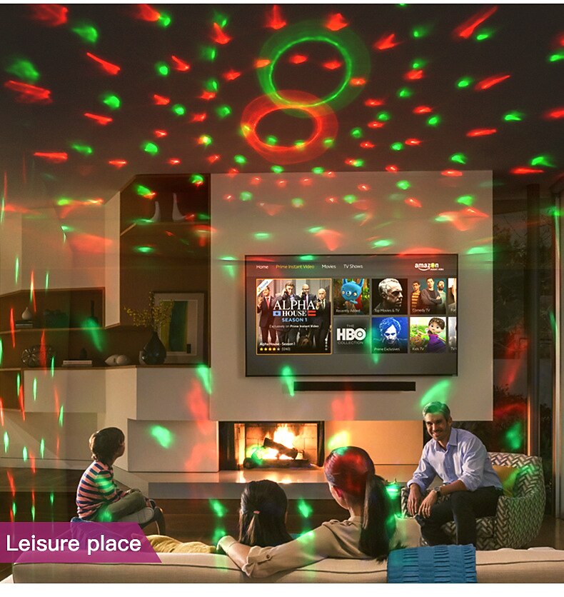Colorful LED Smart Light Magic Ball Lamp Projector Atmosphere Lamp Bluetooth Sound Ball Lamp Dormitory Singing Flash Lamp Room Atmosphere Lamp 2025 - $11.99 –P9