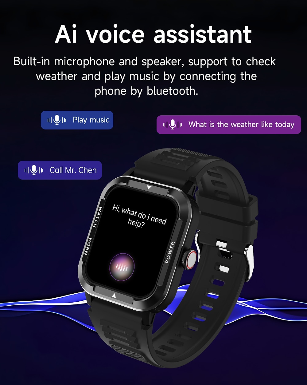 iMosi Blood Sugar Smart Watch 1.91 inch Smartwatch Fitness Running Watch Bluetooth Pedometer Call Reminder Activity Tracker Compatible with Android iOS Women Men Hands-Free Calls Waterproof 2025 - $41.99 –P11