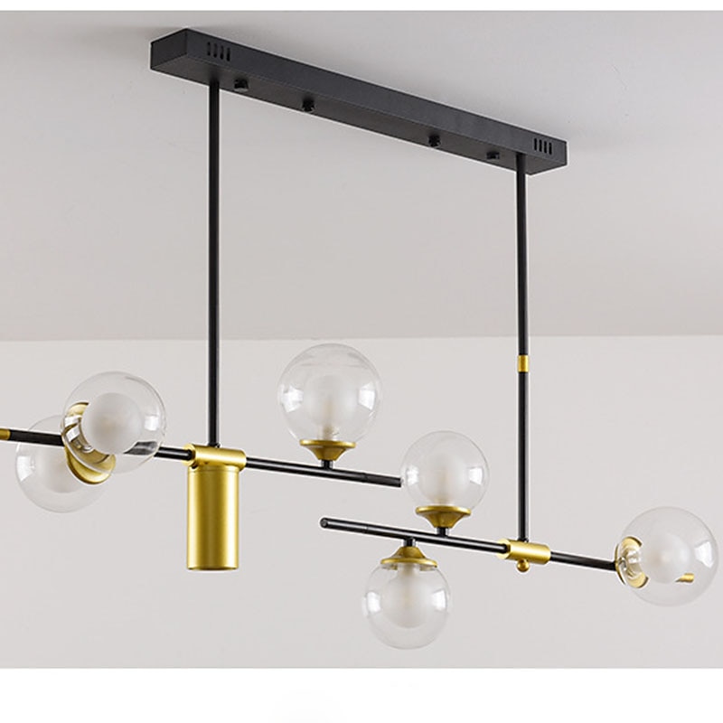 LED Chandeliers 106cm Nordic Pendant Lights Living Dinning Kitchen Hanging Lamp Modern Glass Ball Chandelier Lighting Bedroom Lamp 110-240V 2025 - $309.49 –P4