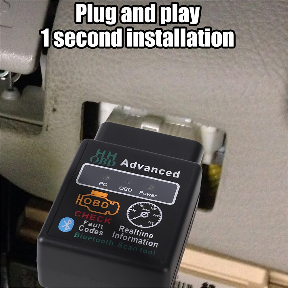 Fashion V02H2-1 V2.1 BT 2.0 Interface OBDII Car Diagnostic Scanner Code Reader Tool for Android 2025 - $13.99 –P5