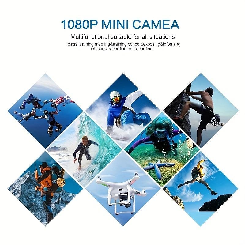 1pc SQ11 1080P Portable Wearable Night Vision Small HD Nanny Camera Mini Indoor Covert Security Cube Camera Conference Video Recorder 2025 - $22.99 –P5
