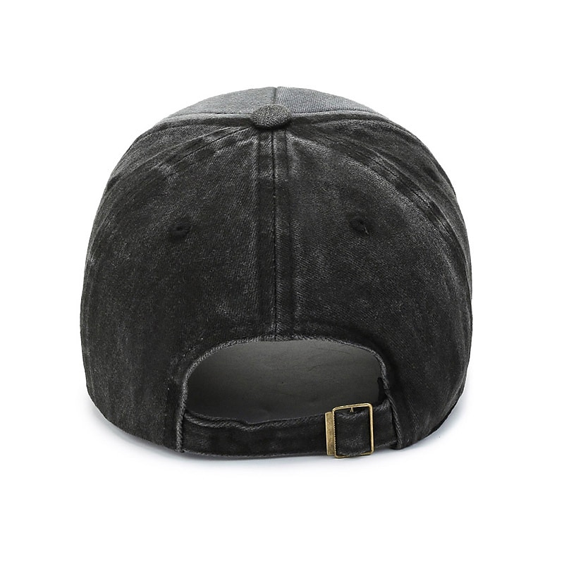 Unisex Șapcă de baseball Negru Roșu-aprins 100% bumbac Spălat Călătorie Stiluri de Plajă În aer liber Vacanță Bloc Culoare Ajustabile Modă Protecție Ochi 2025 - $12.49 –P3
