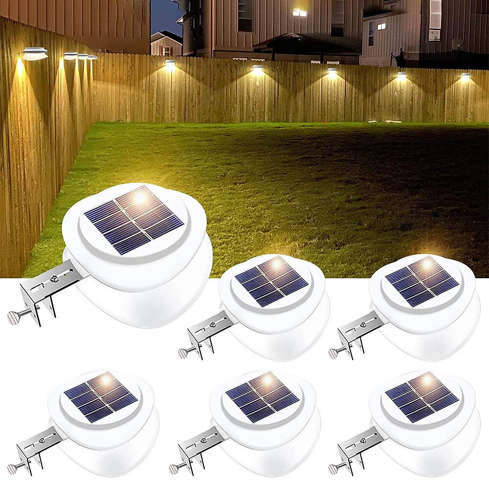 Luci A Led Solari Impermeabili Per Esterno Da Giardino Luci Da Parete Per Grondaie Per Recinzione Giardino Paesaggio Passerella del 2025 a $10.49 -P1