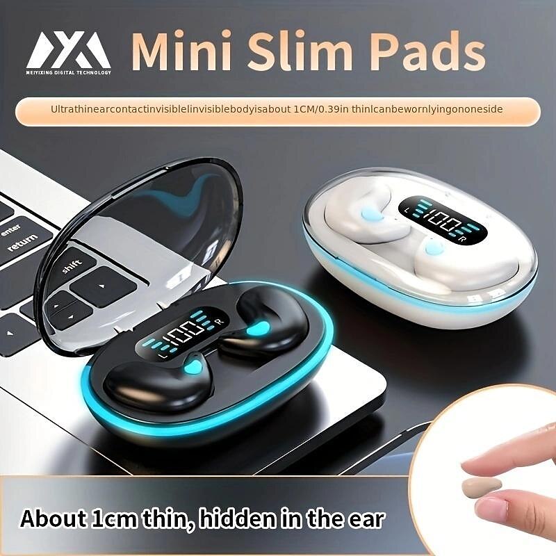 New Digital Display TWS Bluetooth Earphones Invisible Mini Sleep Wireless Bluetooth Earphones For Side Sleeping Dedicated Noise Cancelling Earphones 2025 - $20.99 –P1
