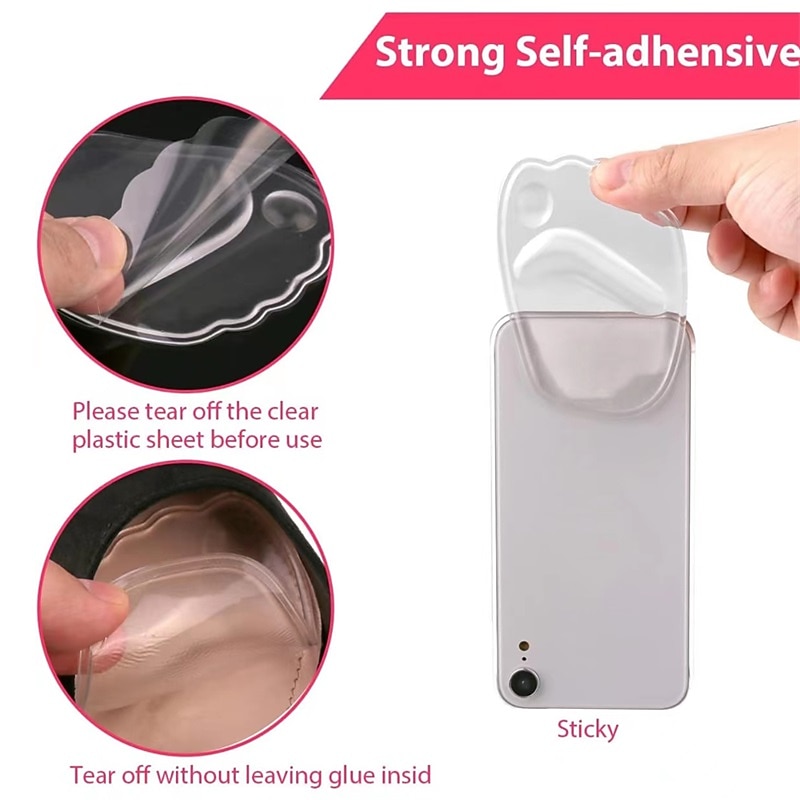 2 Pairs Women's Transparent Gel Insoles for High Heels with Anti-Slip and Cushioning Design - Comfortable Foot Pads for All-Day Wear 2026 - $11.99 –P6