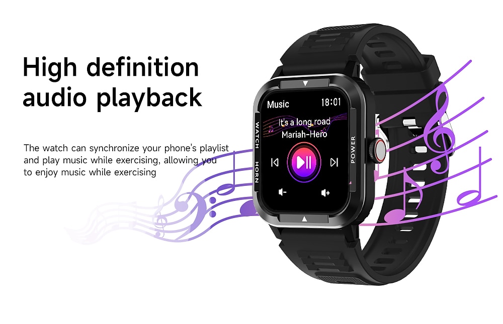 iMosi Blood Sugar Smart Watch 1.91 inch Smartwatch Fitness Running Watch Bluetooth Pedometer Call Reminder Activity Tracker Compatible with Android iOS Women Men Hands-Free Calls Waterproof 2025 - $41.99 –P13