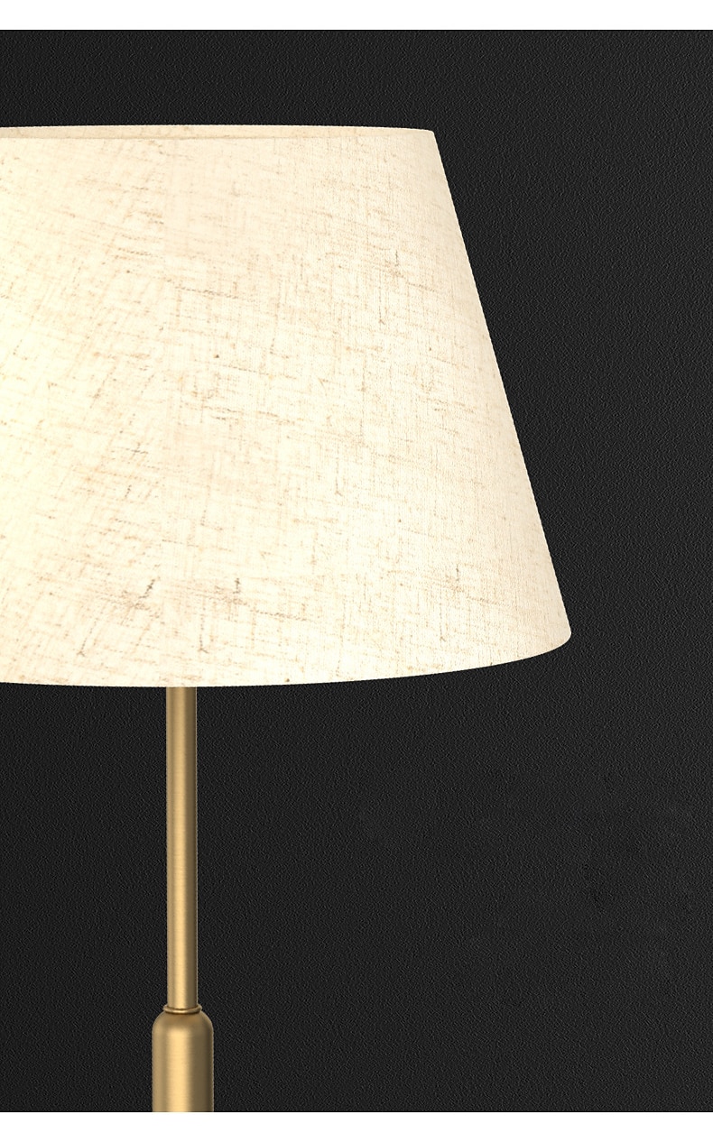 LED Table Lamp Gold Brass Fabric Modern Warm White Bedside Table Lamp Applicable to Living Room Bedroom Office Bedside Cabinet and Bookcase 110-240V 2025 - $200.99 –P4