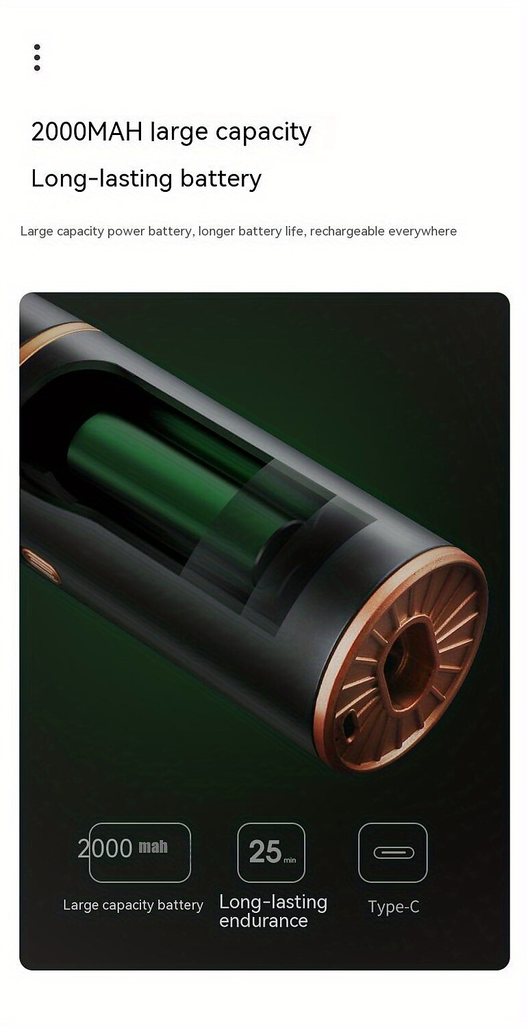 Handheld Vacuum Mini Portable Rechargeable Car Vacuum Cleaner Cordless With 29800PA Powerful Suction For Car Home And Office 2025 - $29.99 –P10