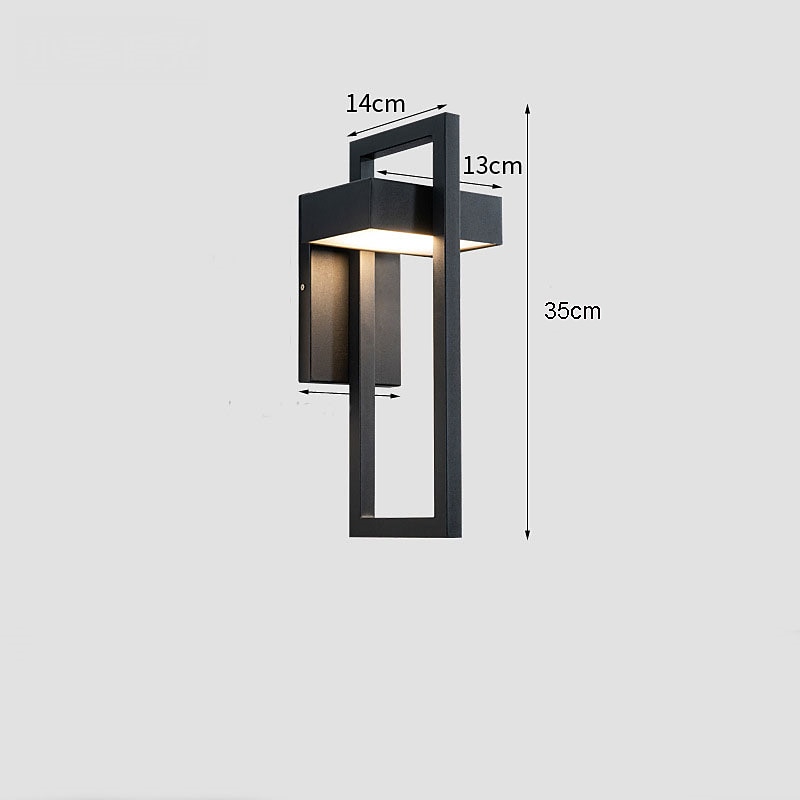 Luminárias de parede externas à prova d'água arandelas de varanda montadas na parede iluminação moderna lâmpadas de parede para pátio porta da frente entrada branco quente 110-240 v de 2026 por $199.99 –P1