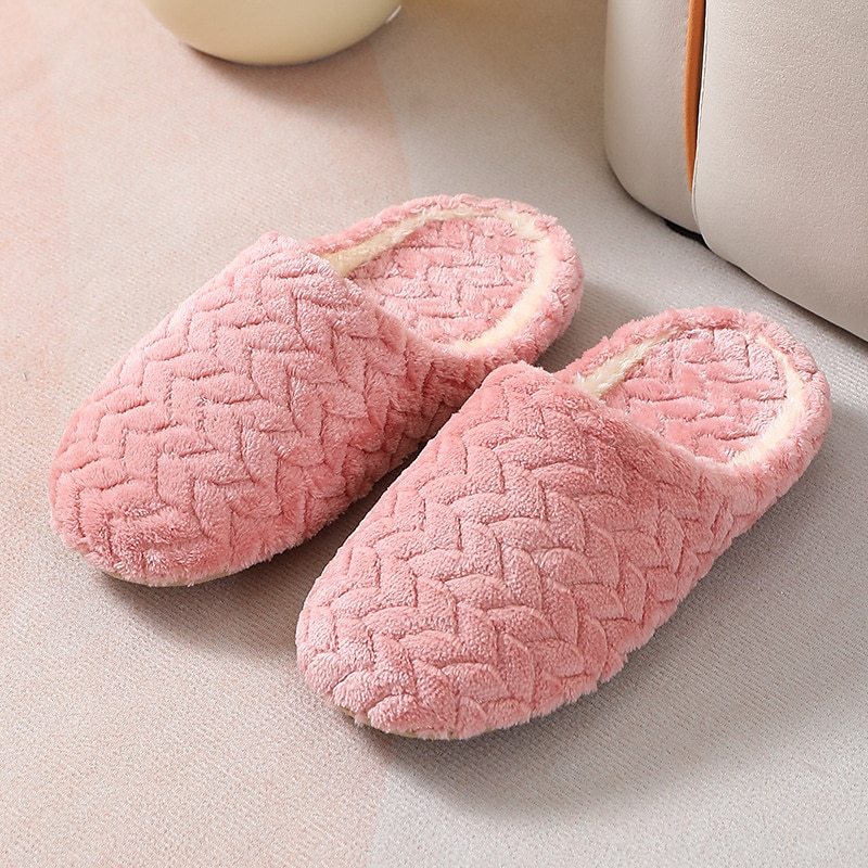 Per donna Pantofole Pantofole fuzzy Pantofole da interno Ciabatte calde Interni Giornaliero Tinta unica Inverno Piatto Punta tonda Informale Comoda minimalismo Raso Mocassino Rosa scuro Viola Caffè del 2025 a $11.99 –P12