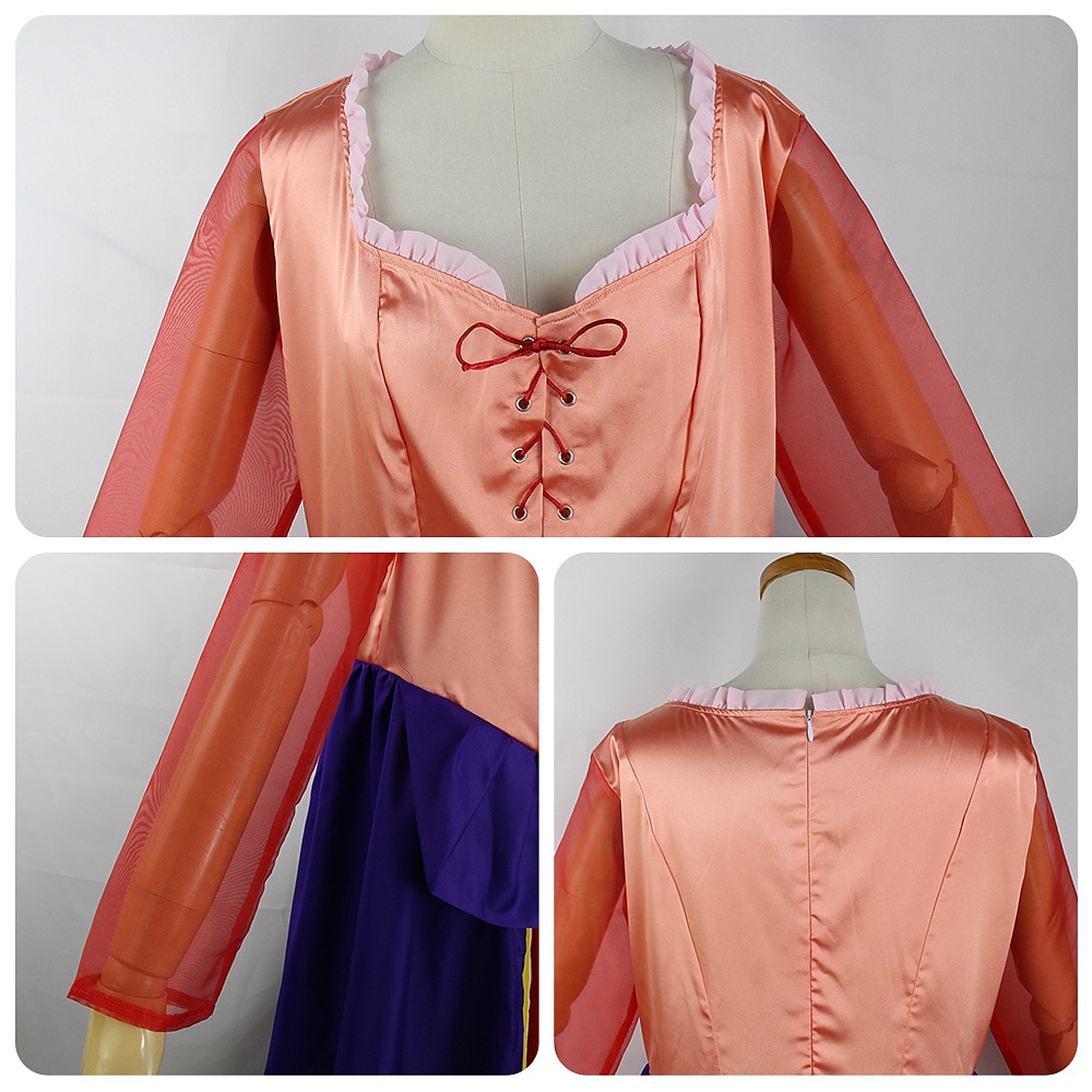 Hokuspokus Hexe Winifred Kleid Umhang Maskerade Cosplay Kostümparty Film Cosplay for Damen Erwachsene Maskerade 2025 - $44.99 –P5