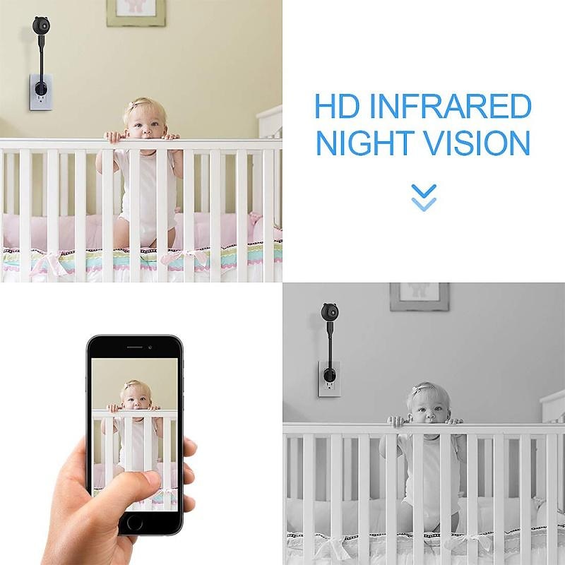 2025年 a12 hd 1080p ミニカメラワイヤレス wifi ip カムホームセキュリティ乳母監視ビデオカメラナイトビジョンモーション検出マイクロカムサポート tf カード  コレクション – $28.99 –P4