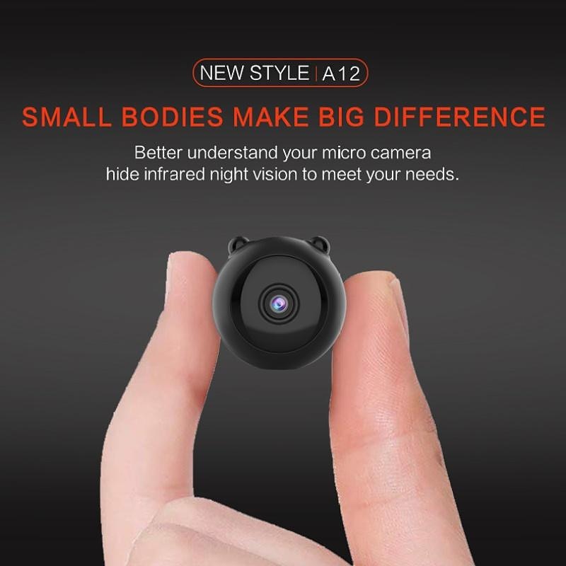 2025年 a12 hd 1080p ミニカメラワイヤレス wifi ip カムホームセキュリティ乳母監視ビデオカメラナイトビジョンモーション検出マイクロカムサポート tf カード  コレクション – $28.99 –P7