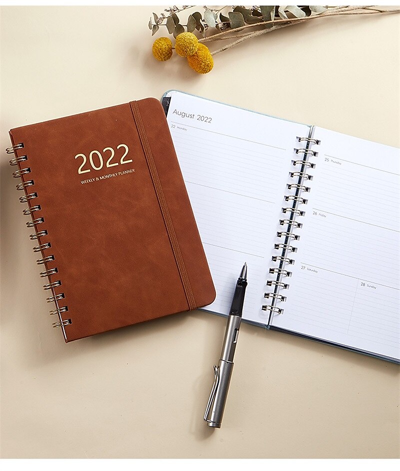 Schedule Planner Accessories Planner Organizer Notebook Planning 2023  Office Accessory Spiral Academic, Back to School Gift 2023 - $7.99