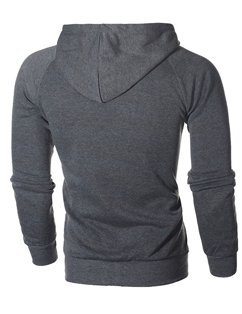 Hombre Sudadera con cremallera Sudaderas con cremallera Negro Blanco Vino Color Camello Gris Oscuro Con Capucha Bloque de color Cerrar Bolsillo Deporte Diario Deportes Poliéster Ropa de calle Fresco 2025 - $19.49 –P10