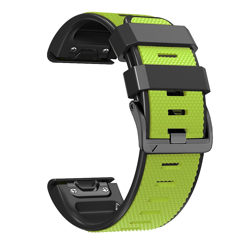 Ремешок для часов для Garmin Fenix 7 7X 6 6X Pro Epix Pro 47mm 51mm Instinct 2X Approach S70 47mm S62 S60 Forerunner 955 945 Epix Marq Descent Quatix 22mm 26mm силиконовый Замена Ремень 22mm 26mm 2025 - $18.99 –P13