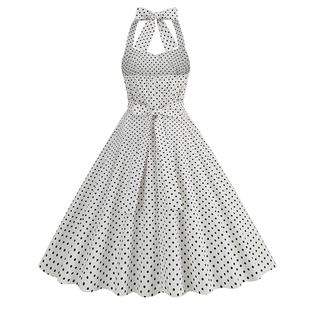 Retró 1950-es Rockabilly A-Line ruha Swing ruha Pánt Pöttyös Jelmez Női Álarcos mulatság Alkalmi / Napi Lánybúcsú Felnőttek Ruha Hazatérő ruhák Tavaszi nyár 2025 - $45.99 –P16