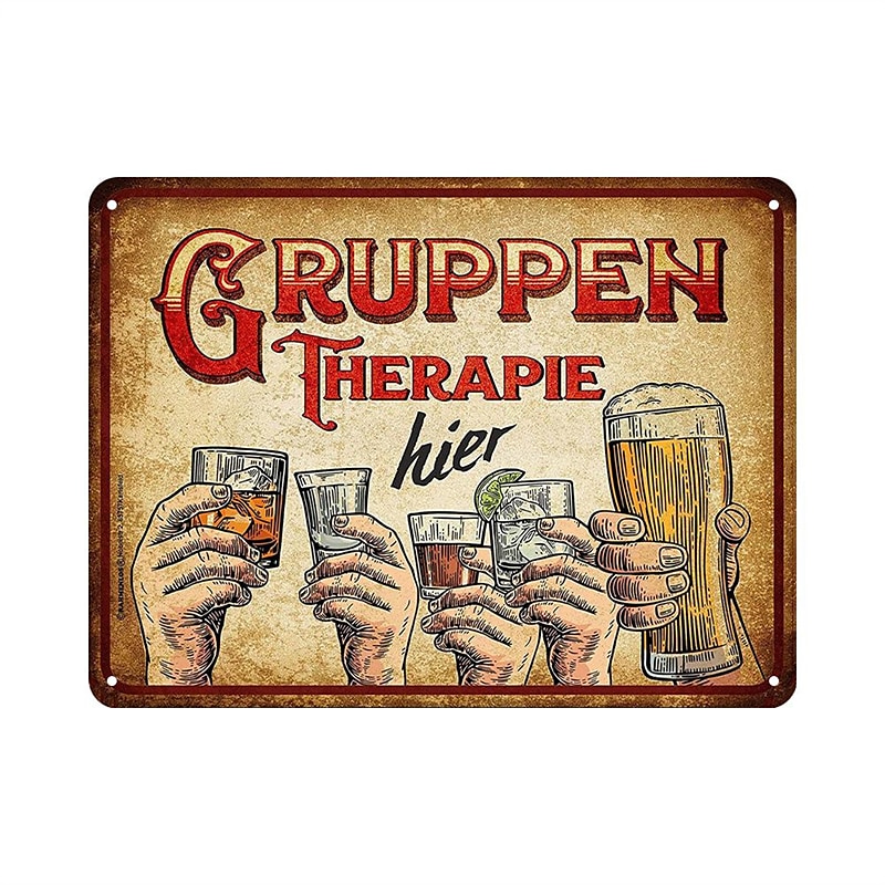 1pc Retro Metal Tin Sign Beer Tin Sign Vintage Bar Club Signs Wall Decor, Painting Wall Hanging for Home Decor Wall Art Metal Tin Sign 20x30cm/8''x12'' 2025 - $10.49 –P18