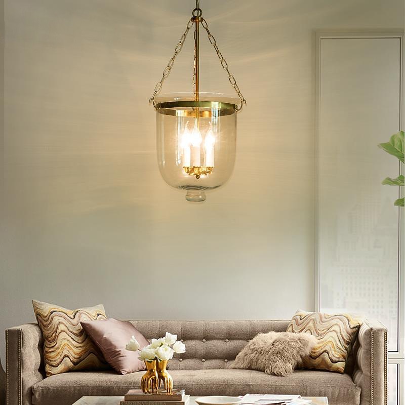 lampade a sospensione retro oro rame nero 3 luci appese luce stile industriale paralume in vetro trasparente lampadario illuminazione a soffitto per soggiorno studio apparecchio di illuminazione per del 2025 a $299.99 –P1