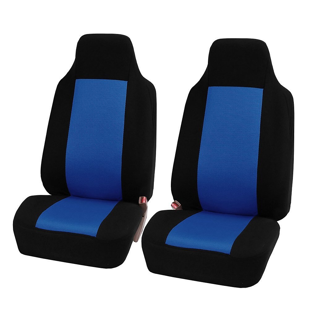 Starfire Universal-Autositzbezug-Set aus Polyester, passend für die meisten Autos, einfarbiger Stoff, zweifarbig, stilvolles Autozubehör, Sitzschutz 2025 - $26.99 –P7