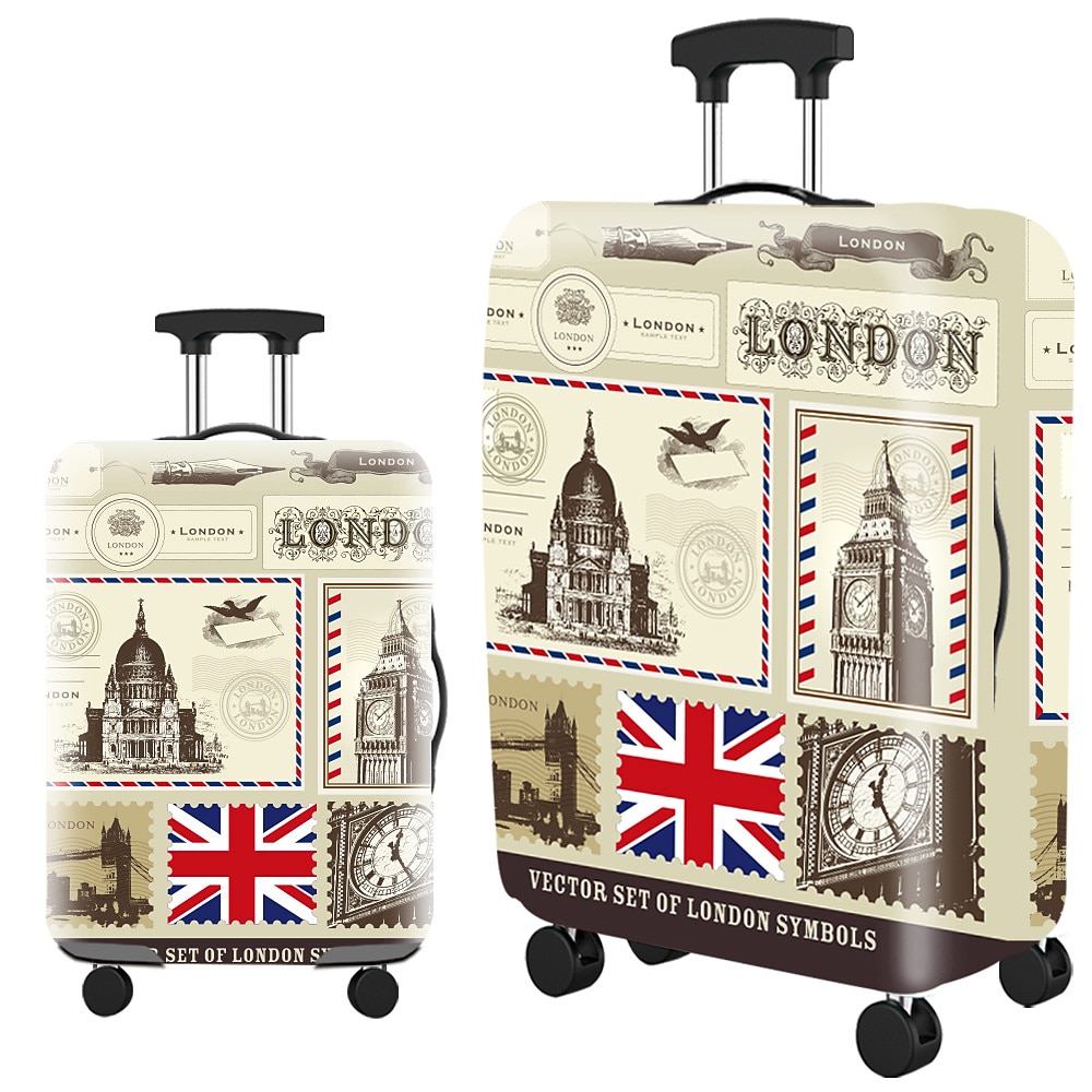Durable Travel Luggage Cover, Dacron Elastic Suitcase Cover Protector, Foldable Washable Luggage Cover Protector 2025 - $12.49 –P18