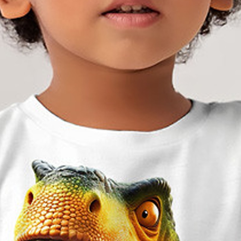 Fiú 3D Grafika Állat Dinoszaurus Póló Hosszú ujj 3D nyomtatás Nyár Tavasz Ősz Sportok Divat Utcai sikk Gyerekek 3-12 év Szabadtéri Hétköznapi Napi Normál 2025 - $13.99 –P4
