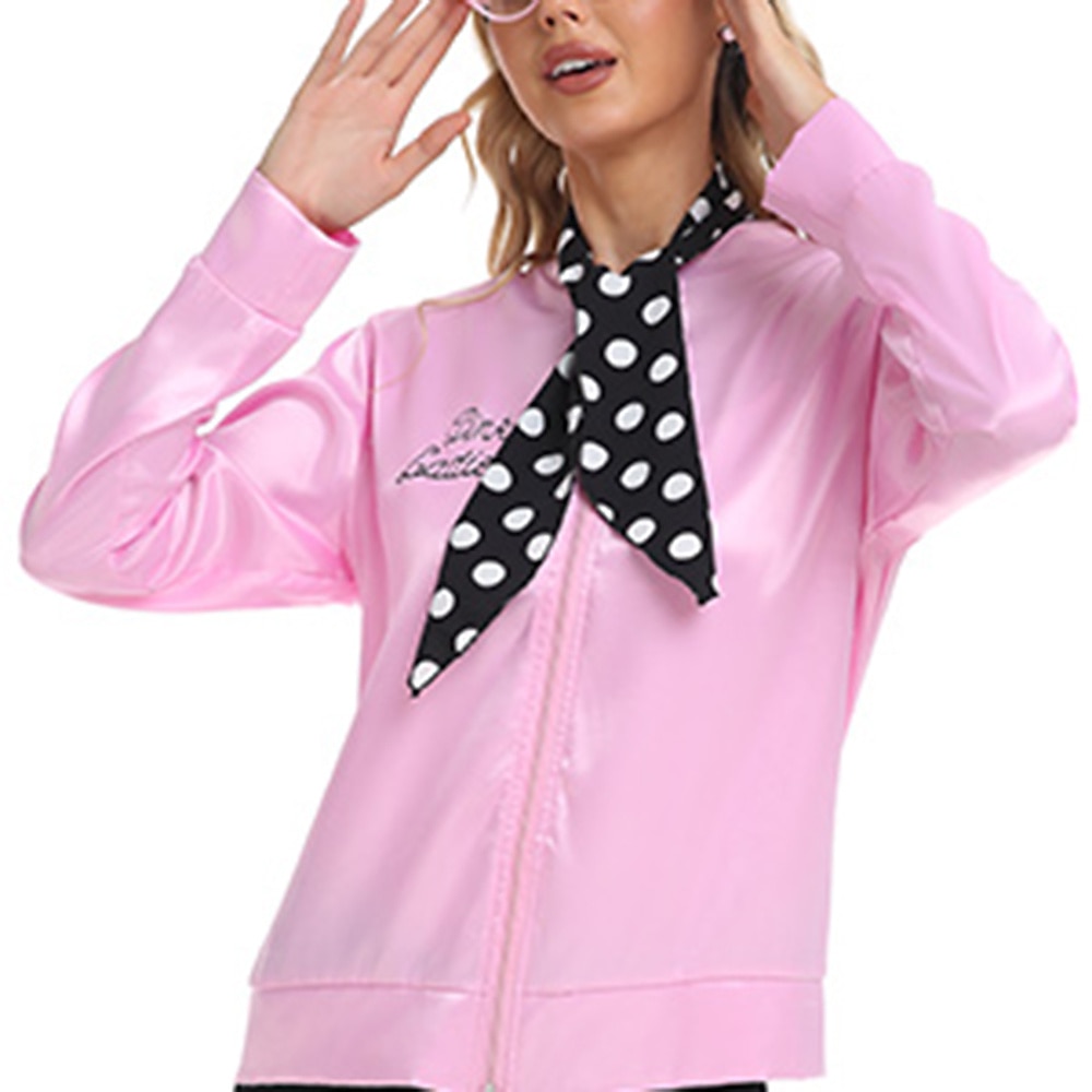 Retro / vintage Femtiotal Grease-kläder Cosplay-kostym Kläder Cosplay Maskeradkläder Dam Maskerad Fest / afton Möhippa Vuxna Topp Huvudbonad Vår & sommar 2026 - $29.99 –P4