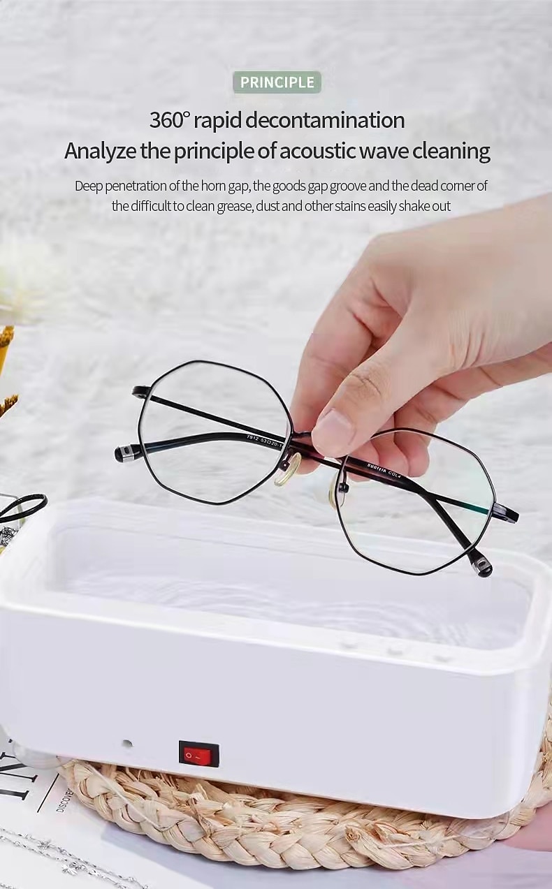 Ultrasonic Cleaning Machine Multi-functional Vibration Cleaning Machine Jewelry Glasses Watch Denture Cleaning Machine 2025 - $22.99 –P6