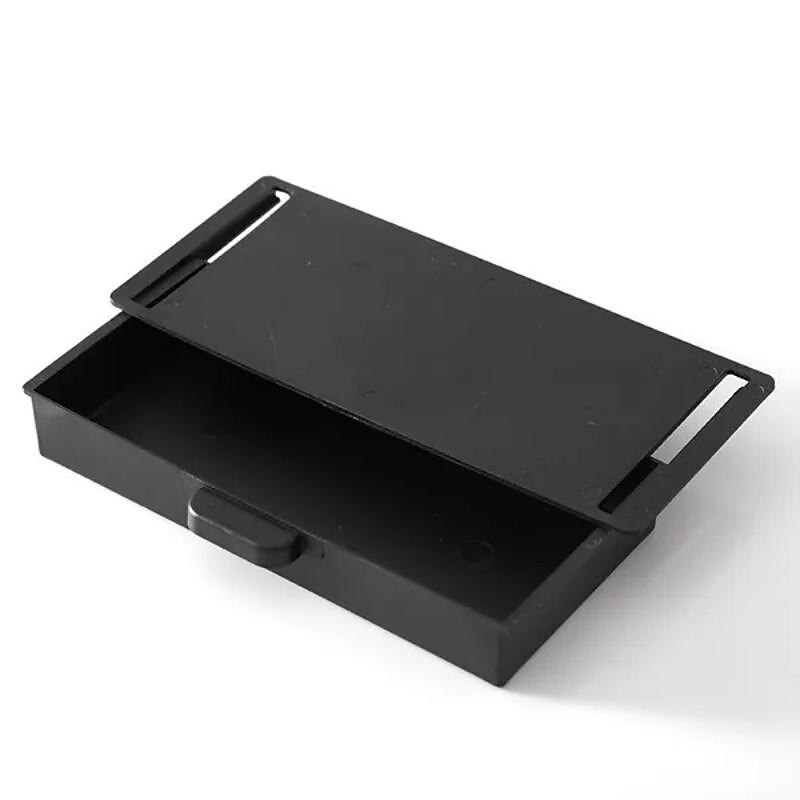 Schreibtisch-Aufbewahrungsbox, unsichtbare Lade-Büro-Paste-Typ-Finishing-Box, Studenten-Schlafzimmer-Desktop-Kreativ-Schreibwaren-Box 2025 - $9.99 –P12