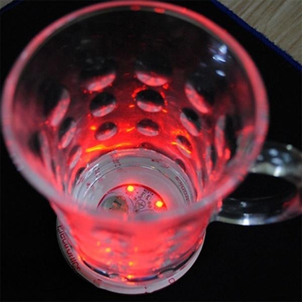 1/2/5pcs LED Coaster Flashing Creative Luminous Bottle LED Light Cup Sticker Mat Bar Club Party Supply Coaster Decor 2025 - $8.99 –P8