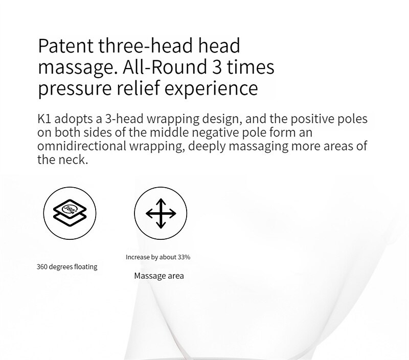 TOKO SINYO - Jeeback K1 Wireless Spine Neck Massager TENS Pulse Heating  Vibrate