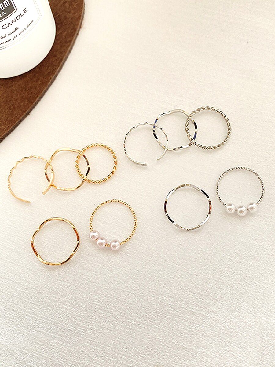 Dam Ringar Mode Utomhus Geometri Ringa 2025 - $7.49 –P4