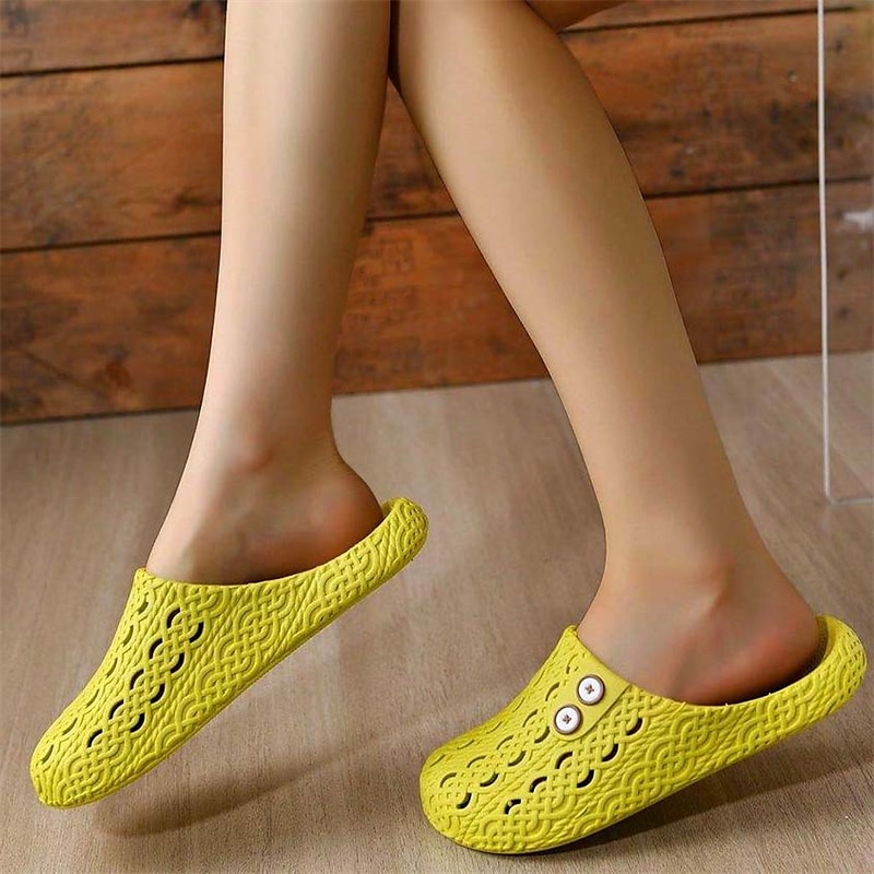 bequeme Schlupfschuhe mit verstellbarem Knopfdesign – leicht, atmungsaktiv und stylisch, ideal für zu Hause, drinnen und in der Freizeit 2025 - $14.99 –P9