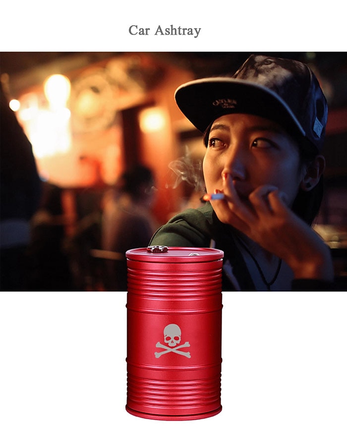 Luxury Car Accessories Portable Car Ashtray High Quality Universal Cigarette Cylinder Holder For All Cars 2026 - $19.99 –P1