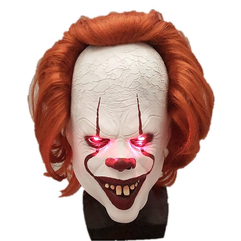 To Pennywise Zabójczy Klaun Maska Dla dorosłych Dla obu płci Przerażenie Straszny Kostium Halloween Karnawał Mardi Gras Łatwy kostium karnawałowy 2025 - $27.99 -P3
