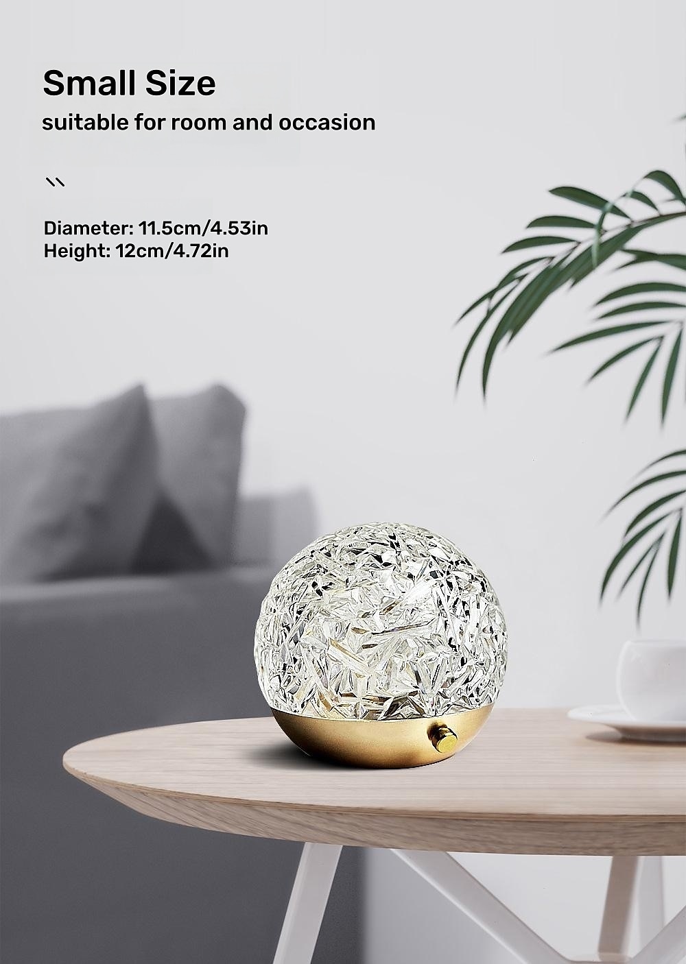 Water Ripple Projector Night Light Crystal Lamp Decoration Home Houses Bedroom Aesthetic Atmosphere Holiday Gift Sunset Lights 2025 - $17.99 –P2