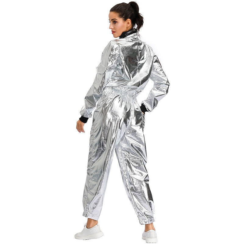 herr astronaut cosplay kostym par kostymer för halloween karneval vuxen trikot onesie karriär kostym 2025 - $46.99 -P12