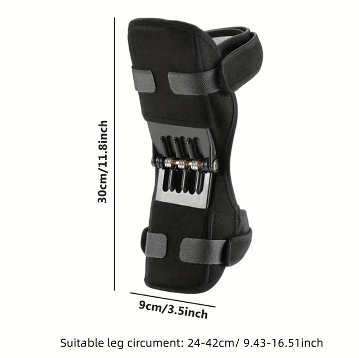 andningsbart halkfritt ledstöd knäskydd, knäförstärkningsstöd ledstöd fjäderstabiliseringsdyna powerlift knästöd svaga gamla ben sportklättring berg trappor 2025 - $11.99 –P5